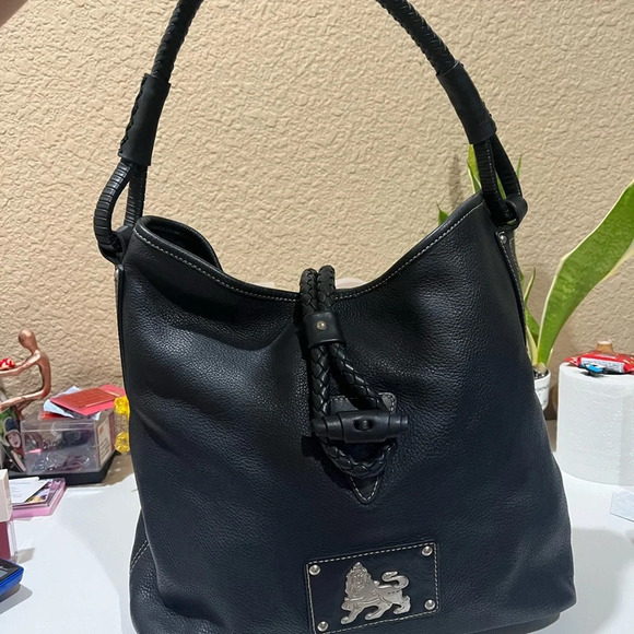 MCM Black Leather Hobo Bag - Picture 11 of 12